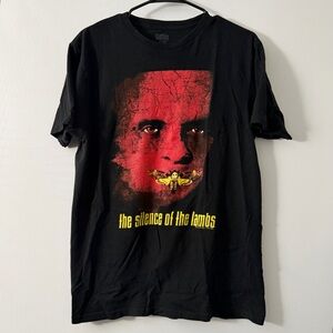 American Classics Medium The Silence of the Lambs Graphic Tee Black Red Yellow